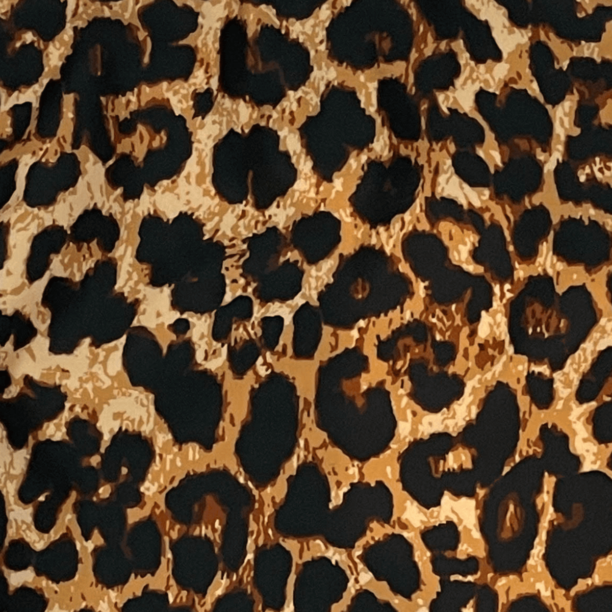 Kikx Extra Life Thin Strap Swimsuit in Fierce Rosettes Leopard Print with Royal Straps