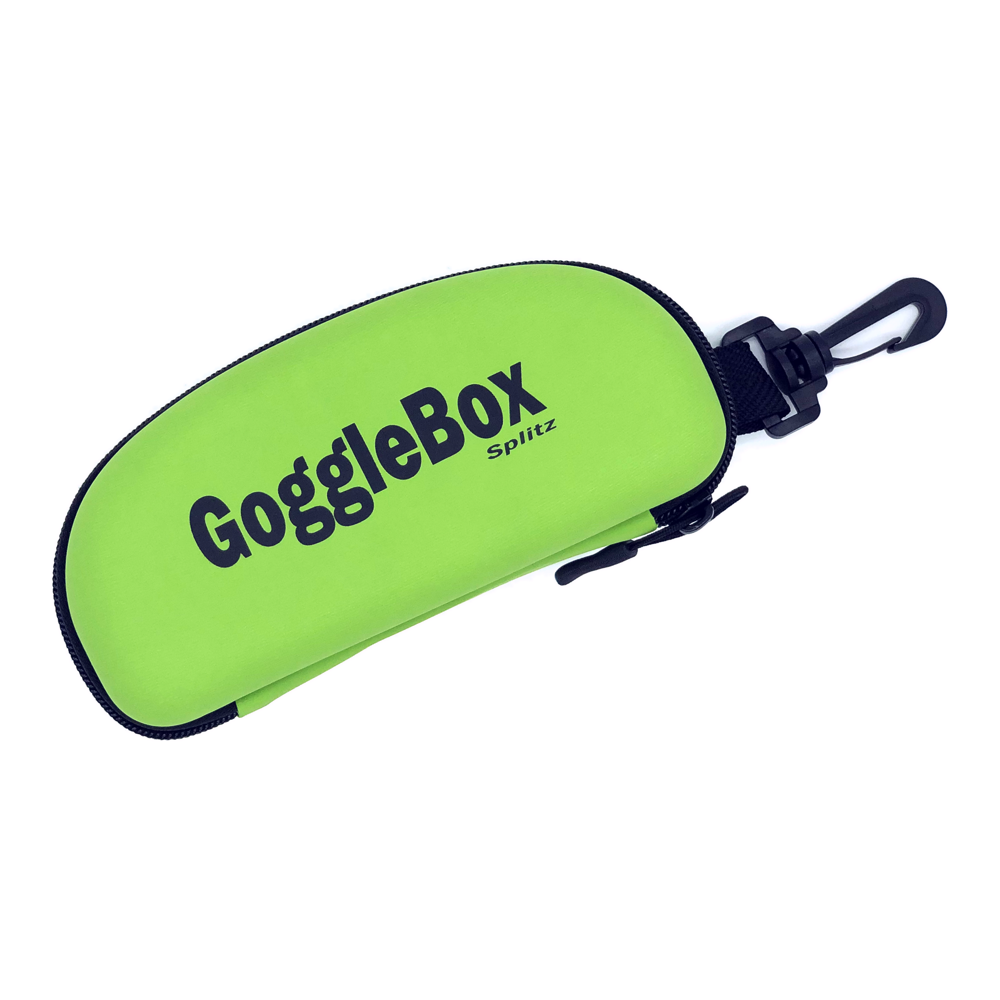 Splitz Hardshell Goggle Case in Green