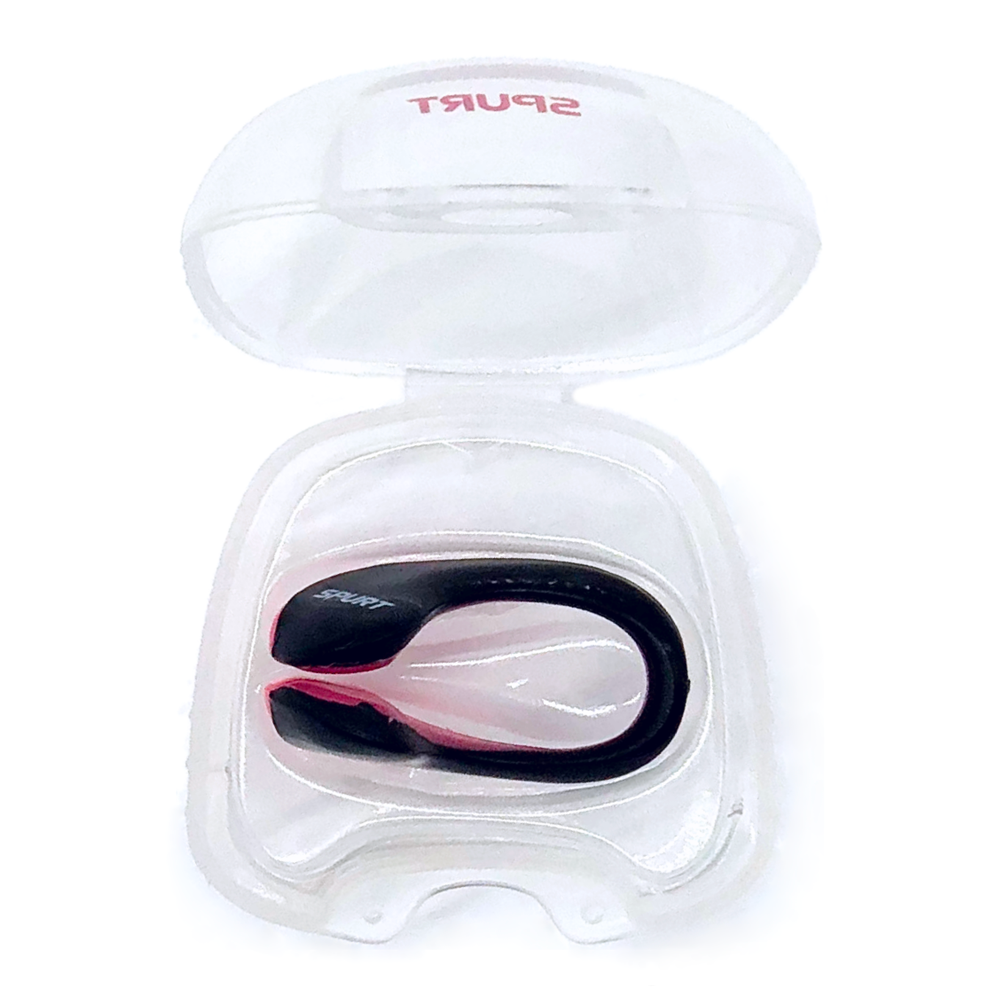 Spurt Flexible Silicone Nose Clip in Pink and Black