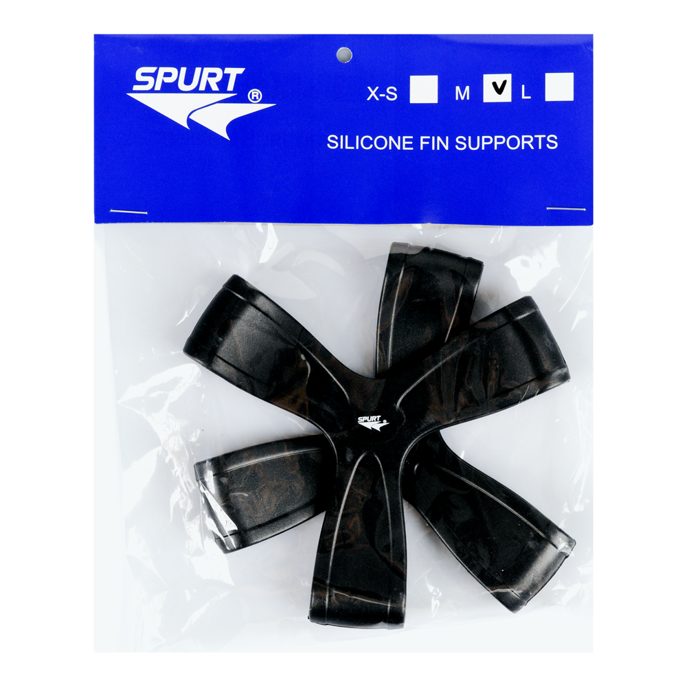 Spurt Training Fin Support in Black