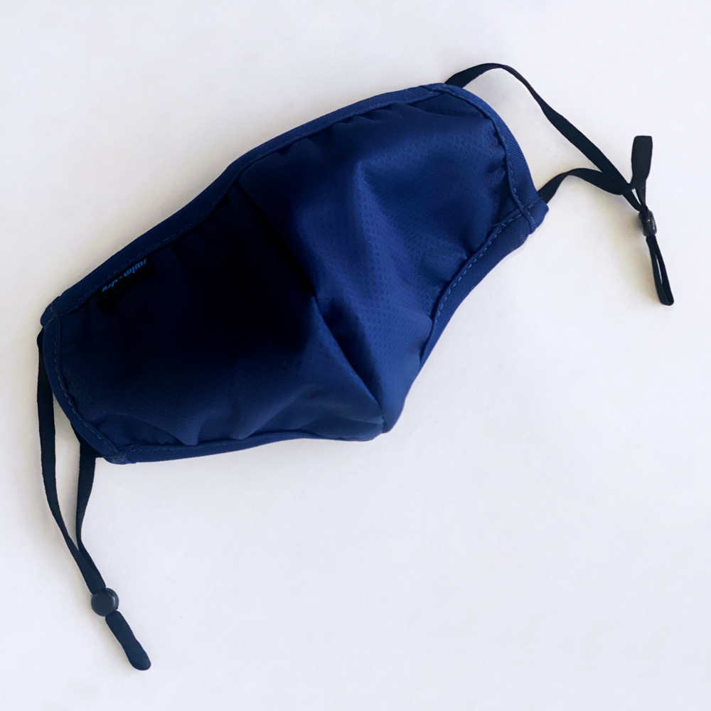 Swim-Dry Mens Protective Face Mask in Plain Navy