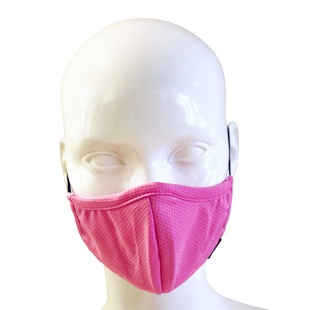 Swim-Dry Ladies Protective Face Mask in Plain Pink