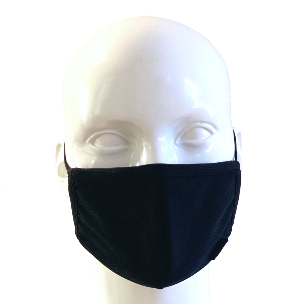 Swim-Dry Kids Protective Face Mask in Plain Black
