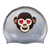 Emoji Monkey Heart Eyes on SD11 Silver Spurt Silicone Swim Cap