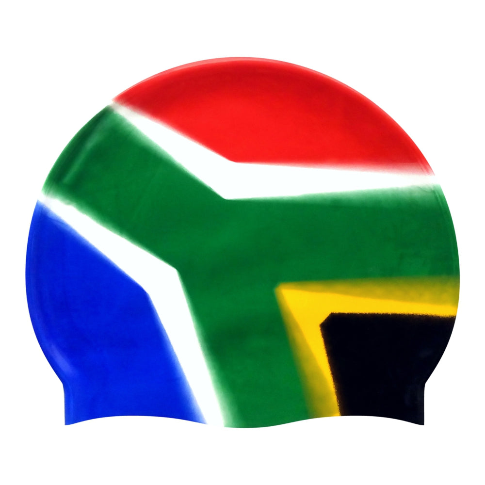 SA Full Cap Flag Spurt Silicone Swim Cap