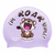 I'm ROAR-some! Lion Cub on F240 Pale Violet Spurt Silicone Swim Cap