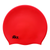 Kikx Big Hair Plain Medium Red Matt Silicone Swim Cap