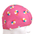 Lycra Fantasy Lycra Swim Cap Size Small in Ice Creams and Sprinkles on Pink