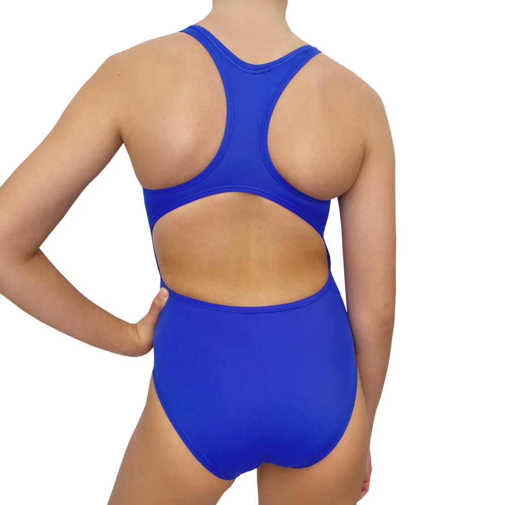 Extra Life Fastback Swimsuit in Plain Royal Blue