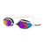 Spurt Elite Racer WVN Senior Goggle in Black and White with Mirror Oil-slick Purple and Gold Lens and Dark Tint