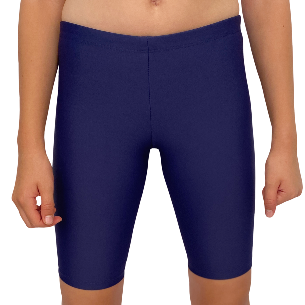 Extra Life Jammer Swimsuit in Plain Navy