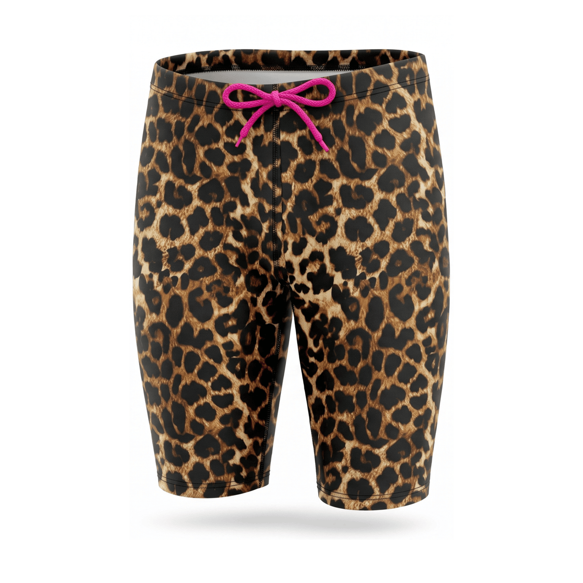 Kikx Extra Life Jammer Swimsuit in Fierce Rosettes Leopard Print