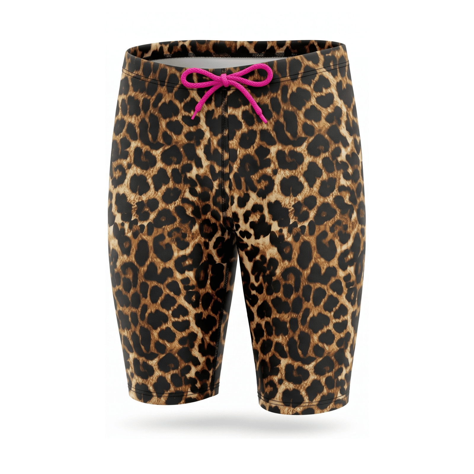 Kikx Extra Life Jammer Swimsuit in Fierce Rosettes Leopard Print