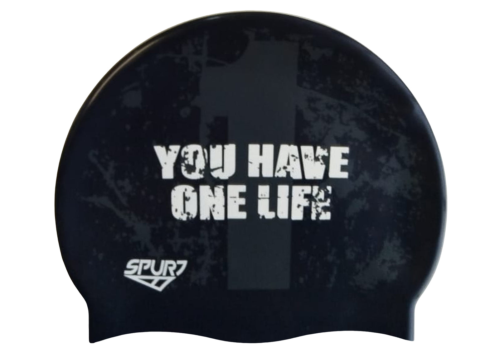 1 Life on F248 Midnight Navy Spurt Silicone Swim Cap
