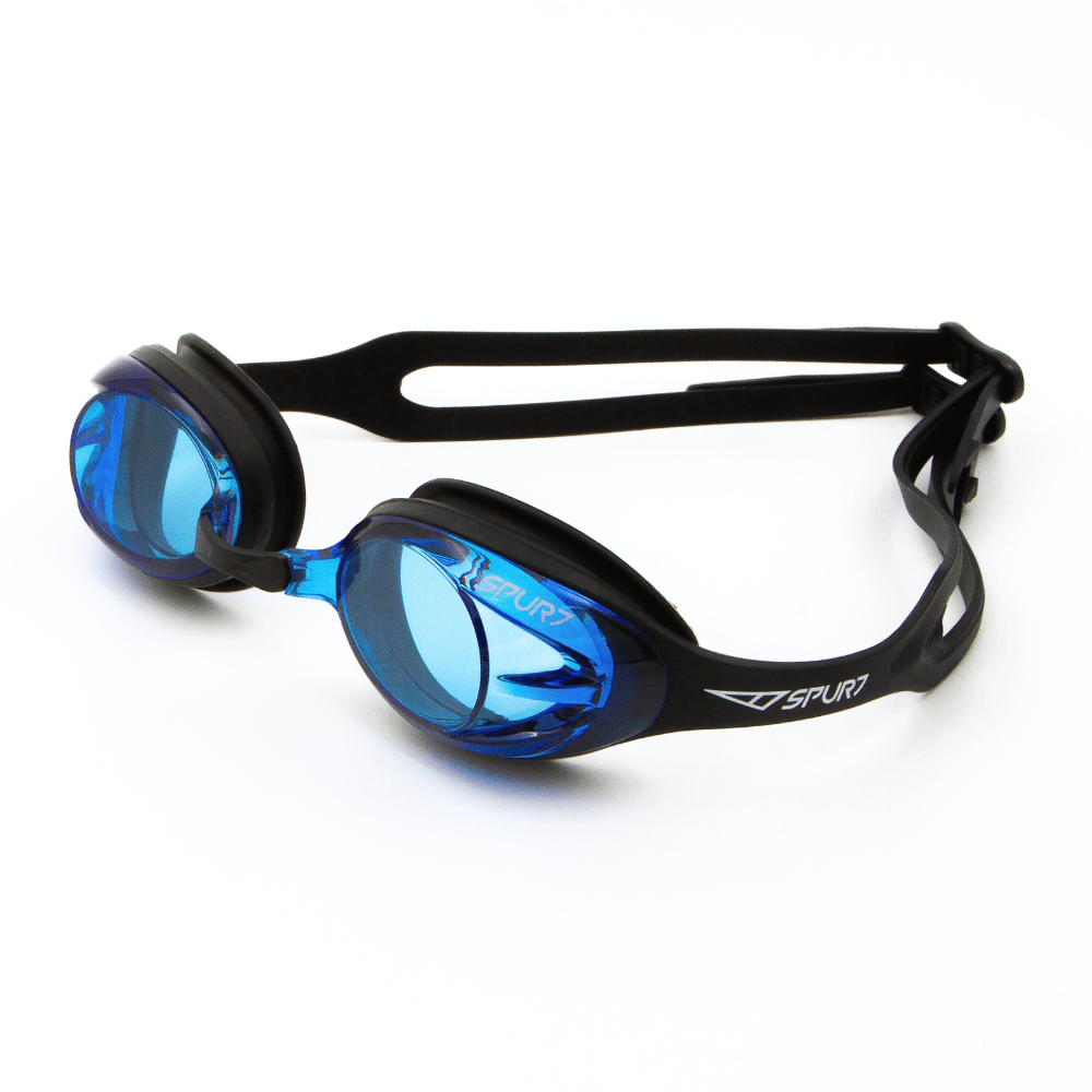 Spurt Crush N3 Senior Goggle in Black with Blue Lens and Medium Tint