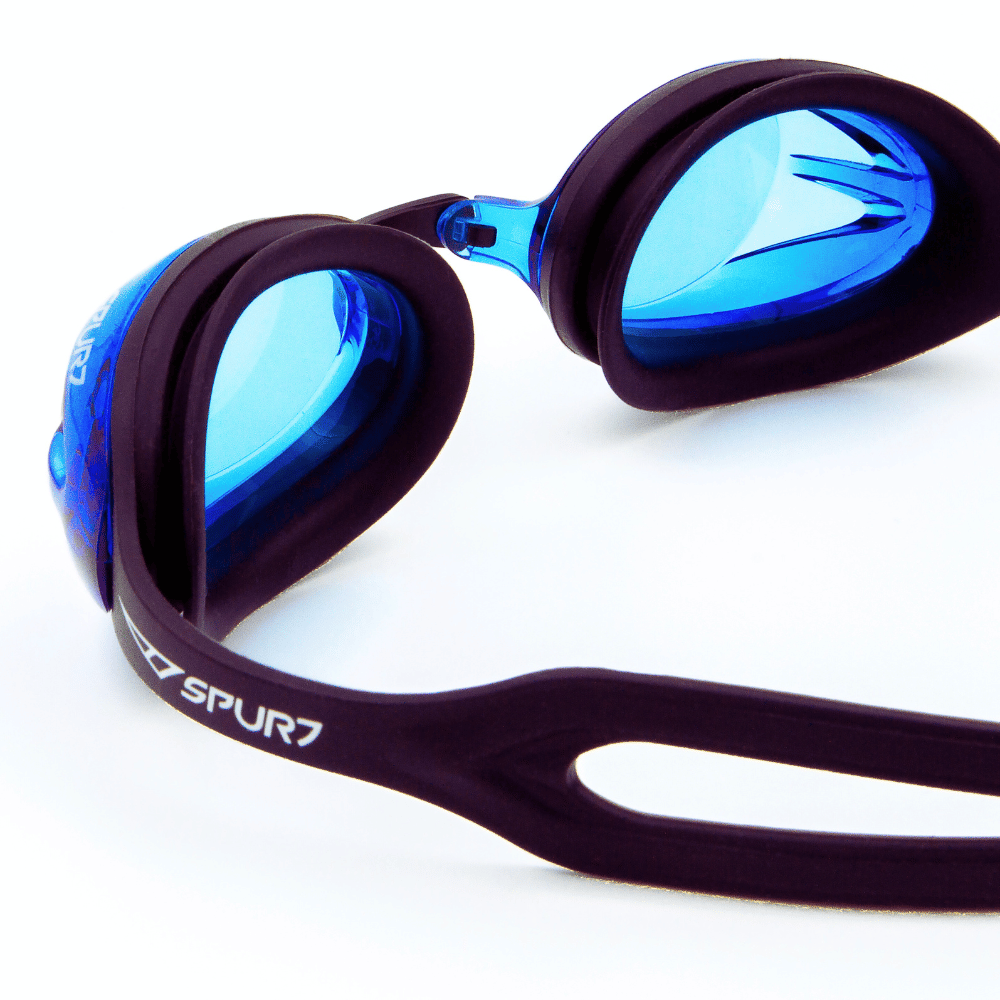Spurt Crush N3 Senior Goggle in Black with Blue Lens and Medium Tint