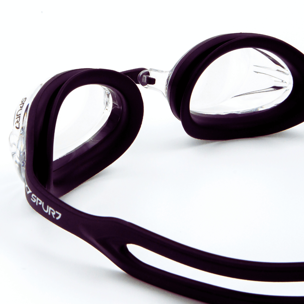 Spurt Crush N3 Senior Goggle in Black with Clear Lens