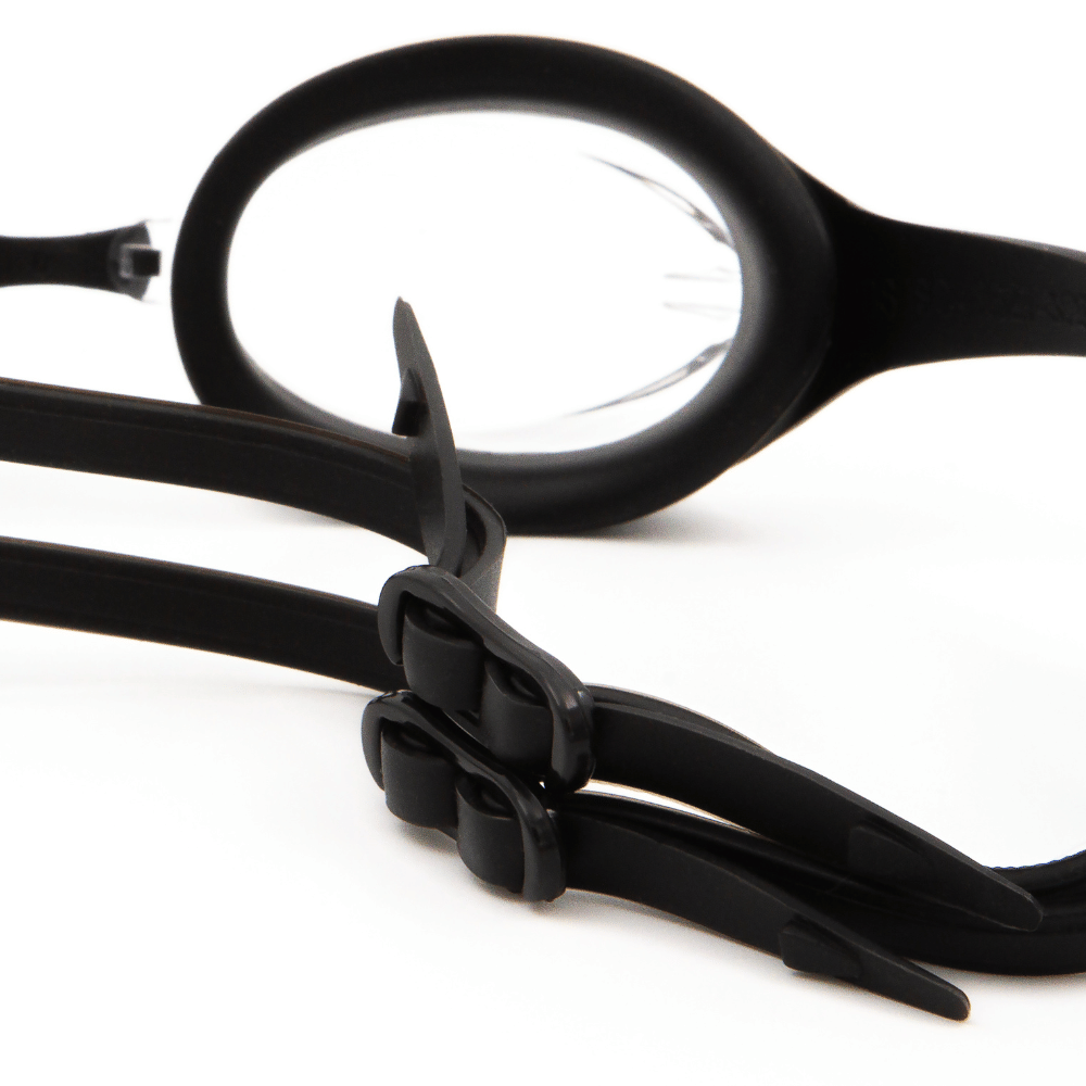 Spurt Crush N3 Senior Goggle in Black with Clear Lens