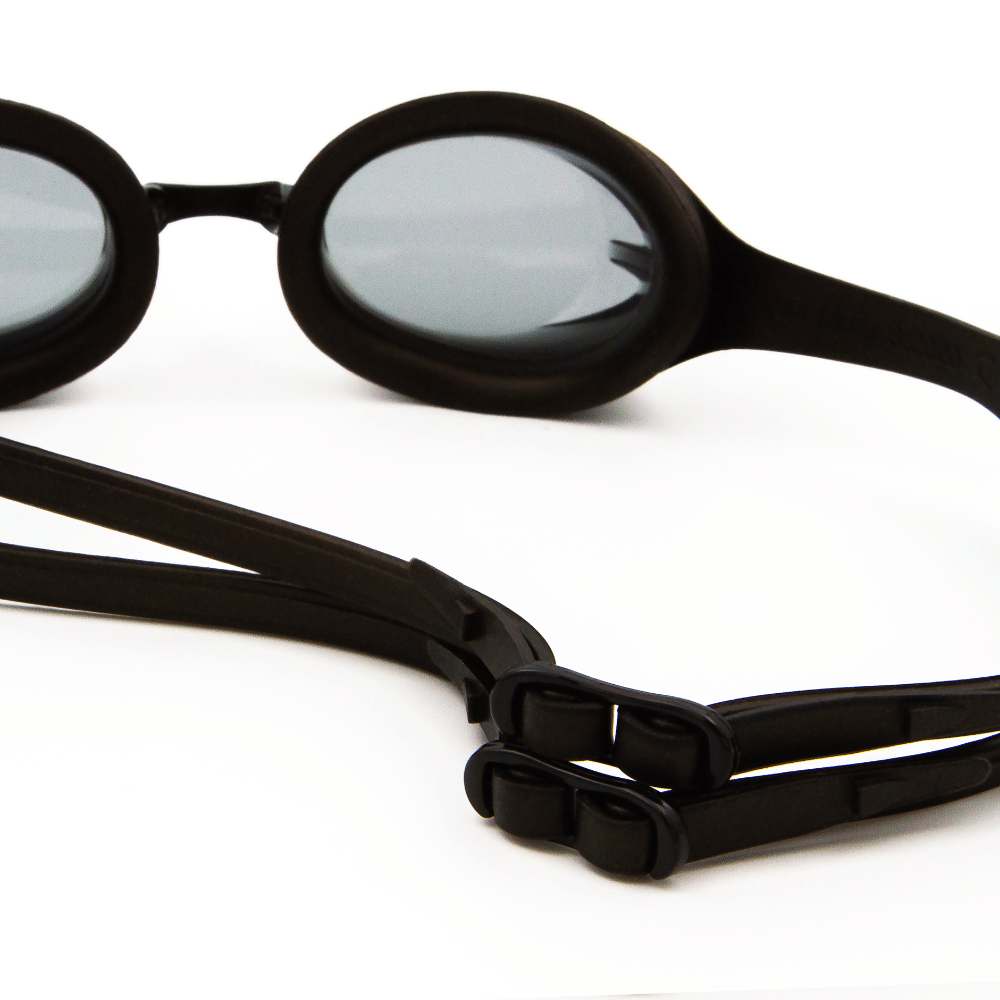 Spurt Crush N3 Senior Goggle in Metallic Black with Black Lens and Medium Tint