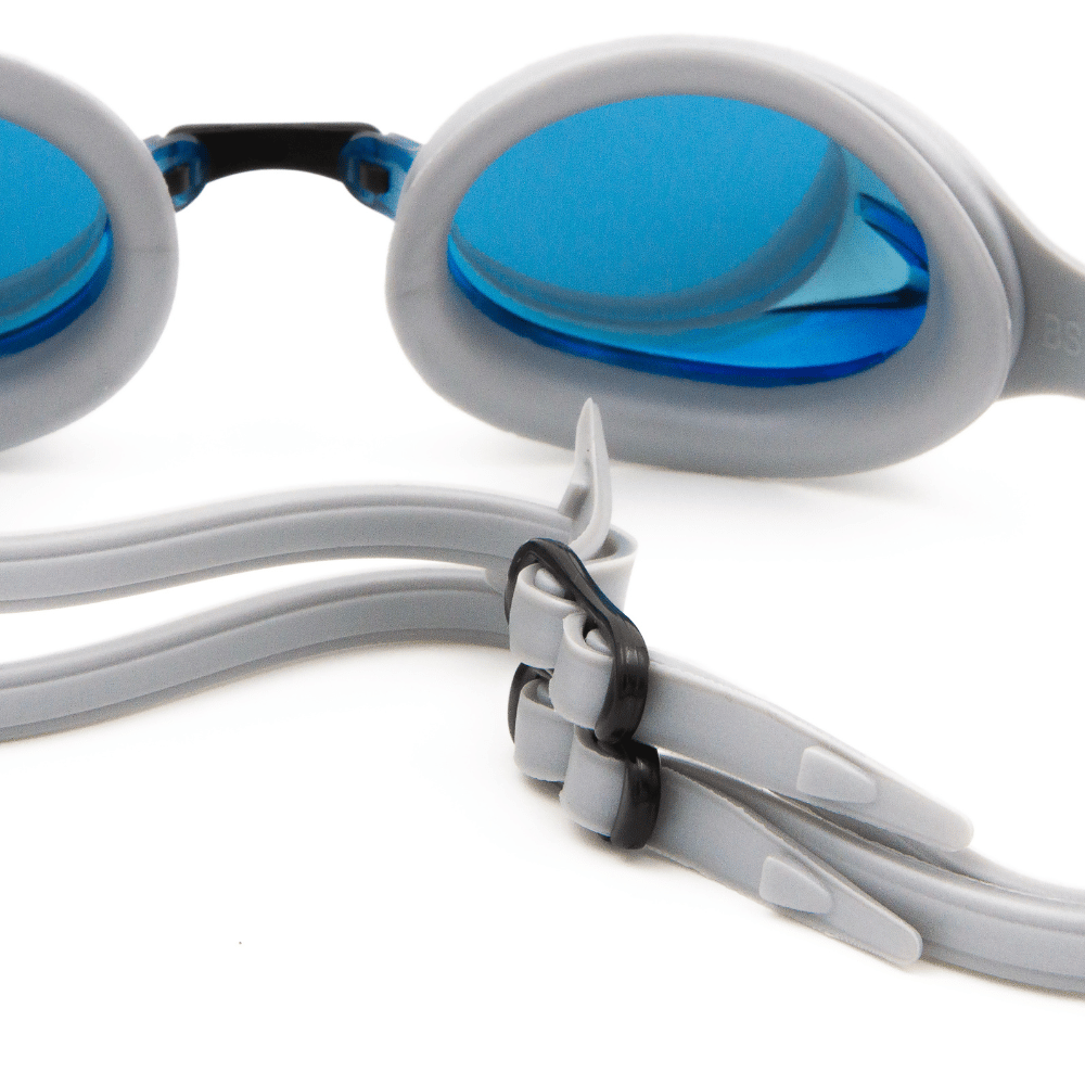Spurt Crush N3 Senior Goggle in Grey with Mirror Silver/Blue Lens and Medium Tint