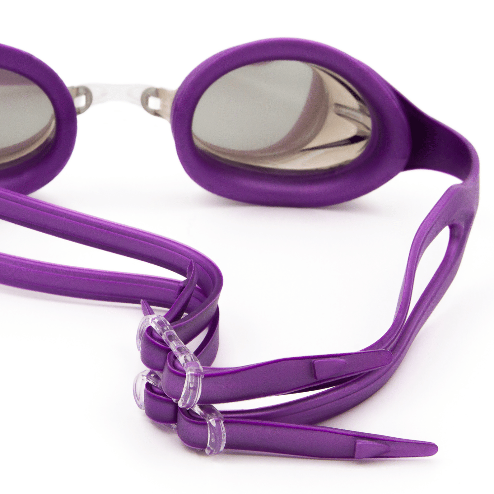 Spurt Crush N3 Senior Goggle in Purple with Mirror Silver Lens and Light Tint