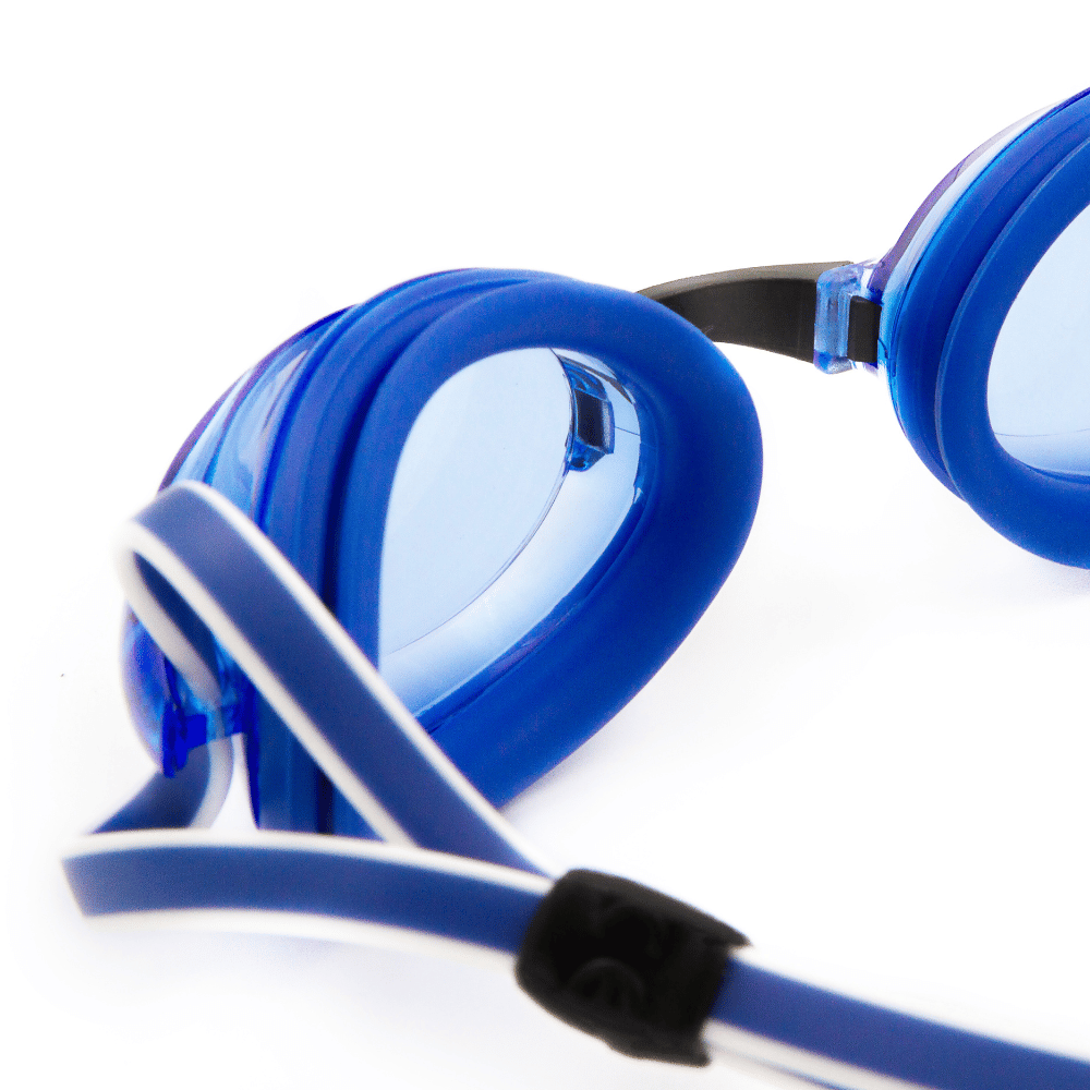 Spurt Tempo R7 Senior Goggle in Blue and White with Blue Lens and Light Tint