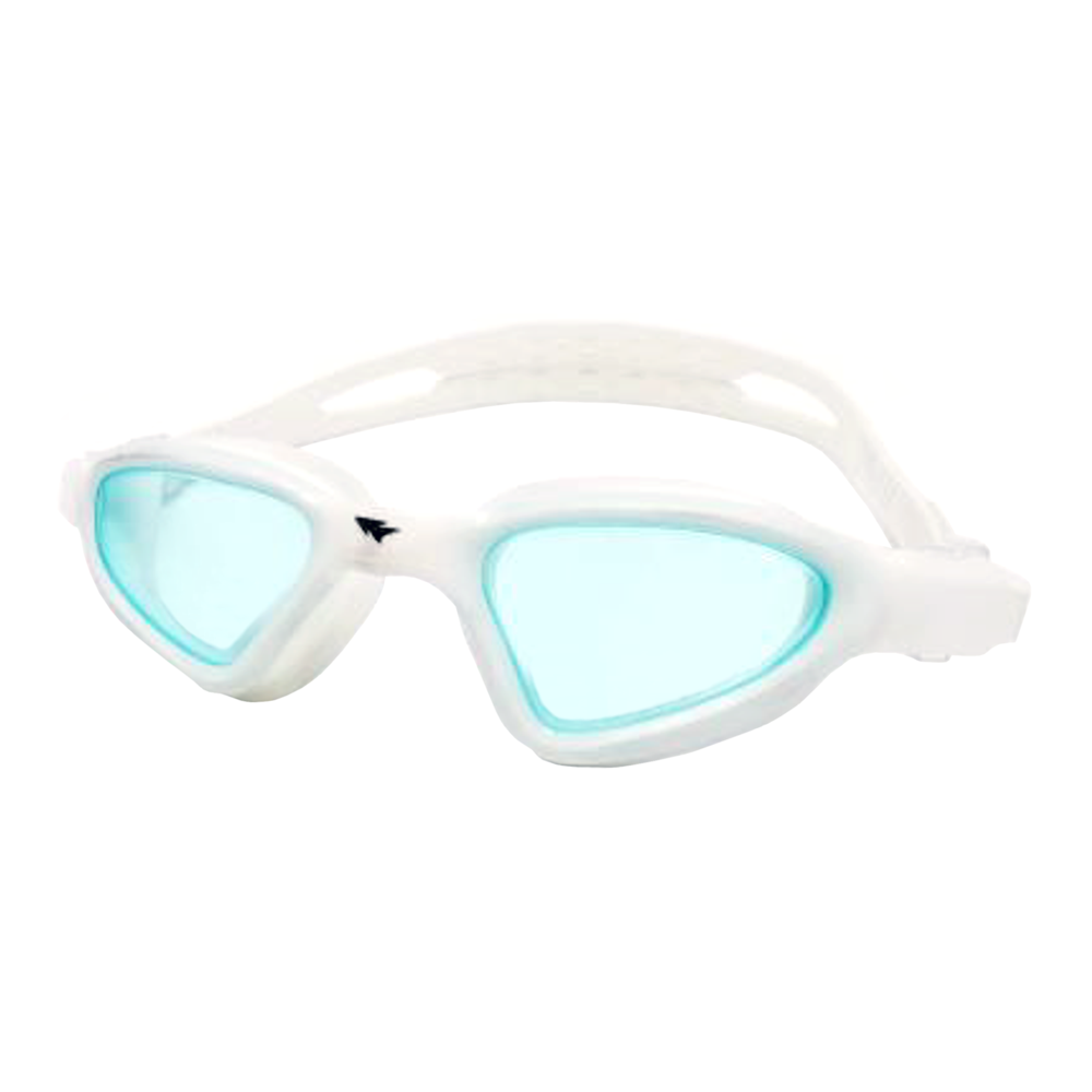 Spurt Manatee TP156 Senior Goggle in White with Aqua Lens and Light Tint