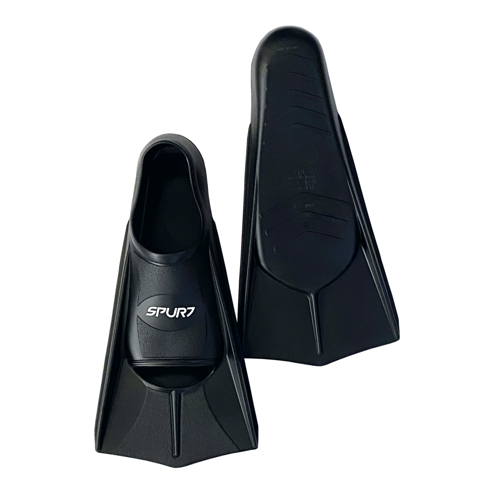 Spurt Short Training Fin in Black