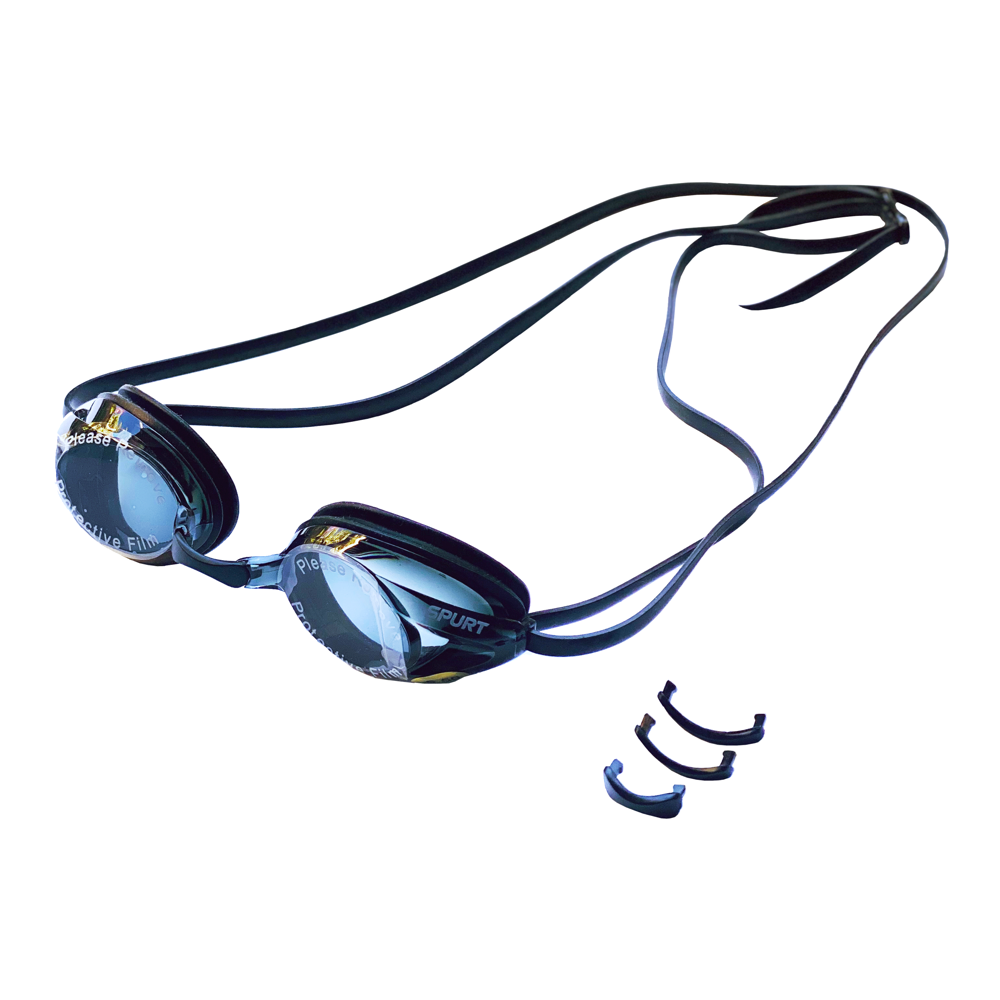 Spurt Optical Correction N2 Senior Goggle in Black with Smoke Lens and Medium Tint