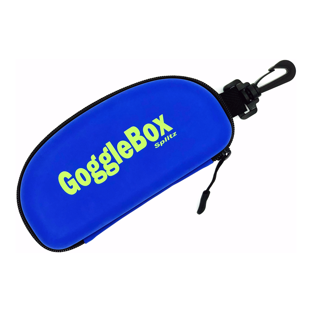 Splitz Hardshell Goggle Case in Blue