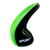 Spurt Flexible Silicone Nose Clip in Black and Neon Green