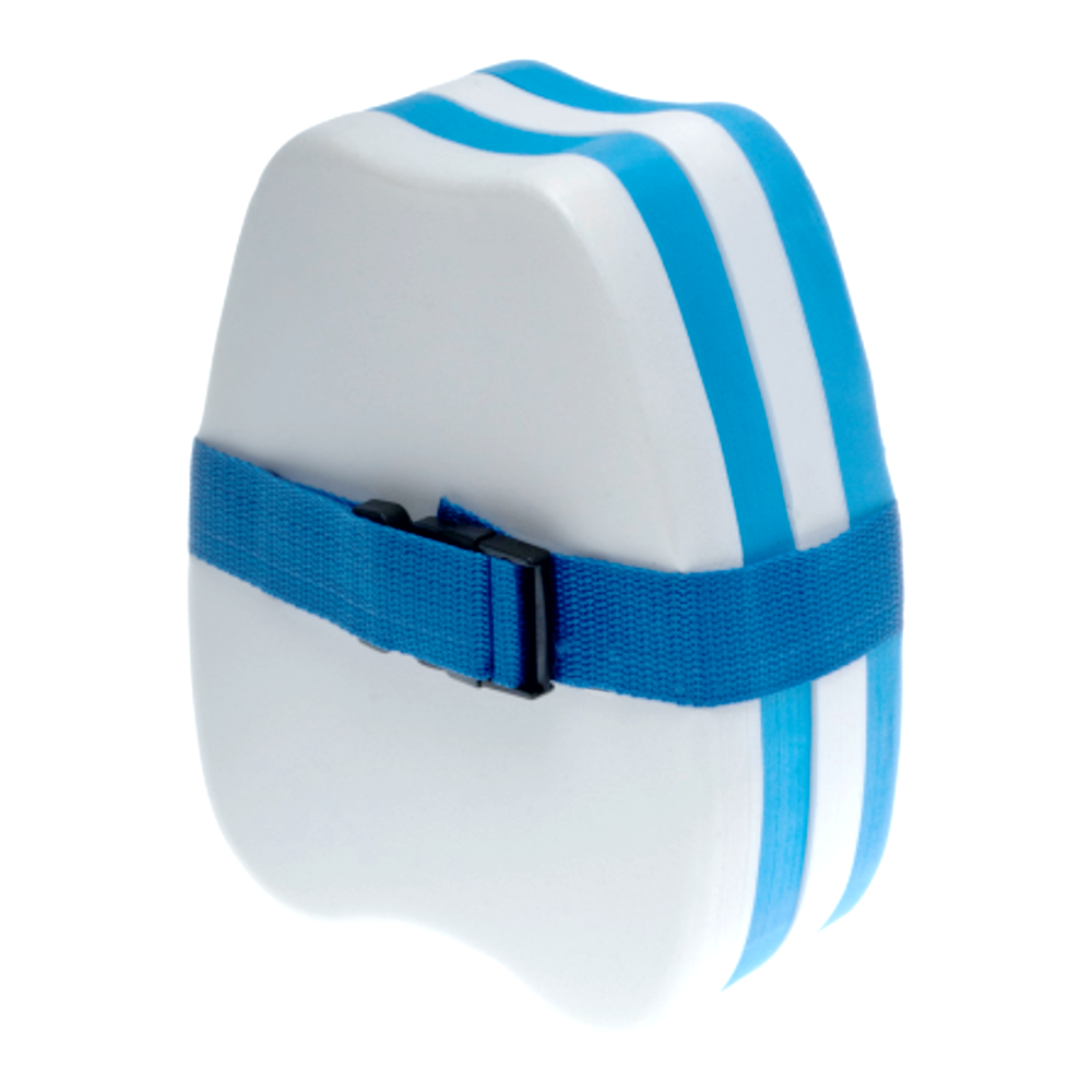 Back Float Swimming Aid in Blue and White