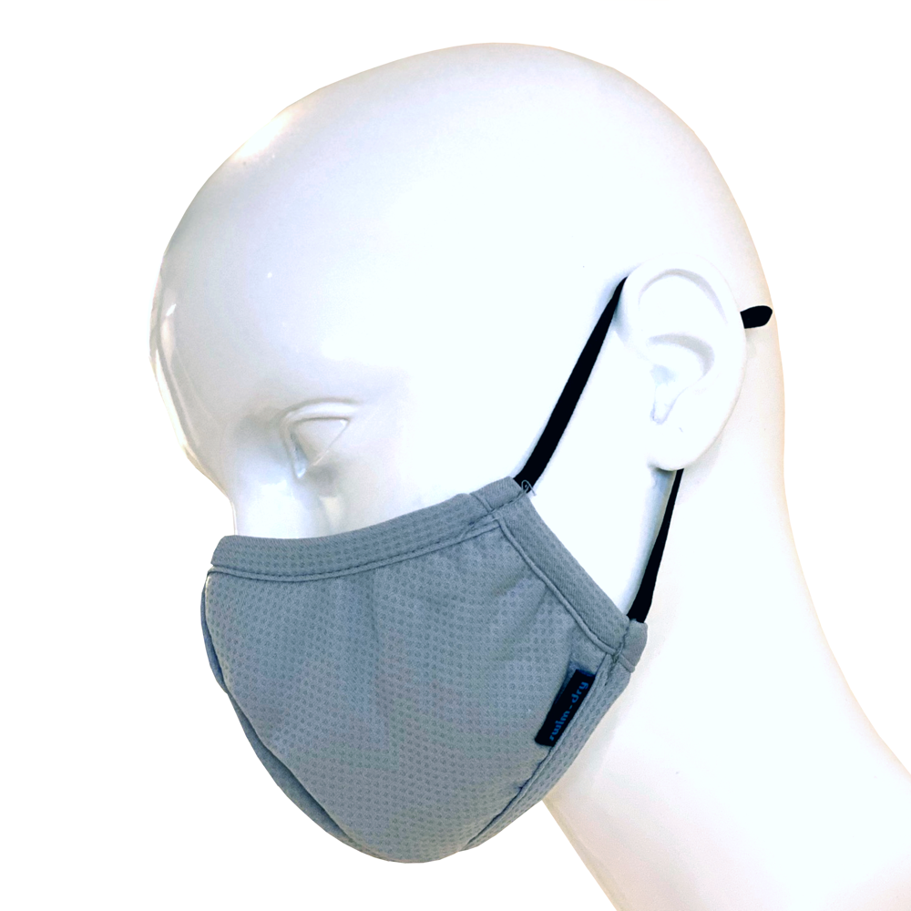 Swim-Dry Mens Protective Face Mask in Plain Grey