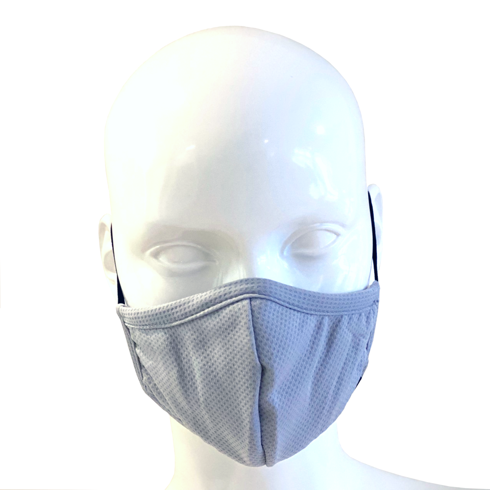 Swim-Dry Mens Protective Face Mask in Plain Grey