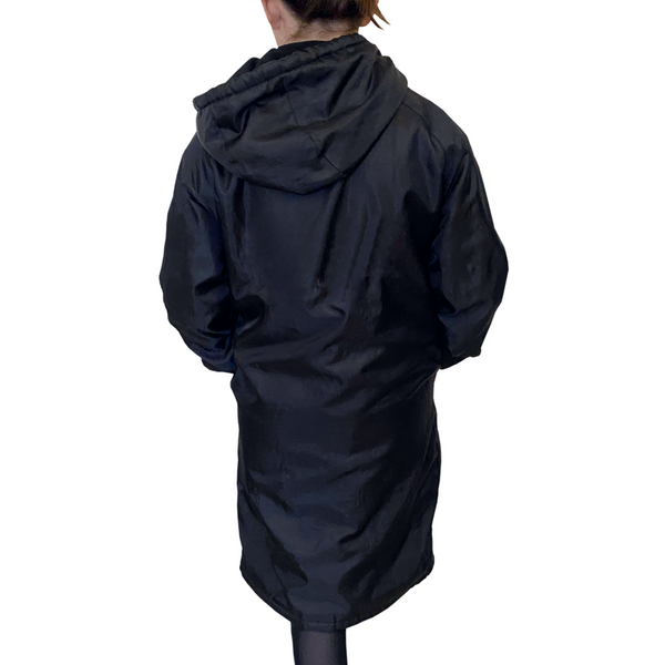 Parka Jacket in Black - Spurt Online