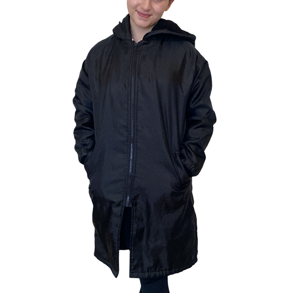 Parka Jacket in Black - Spurt Online