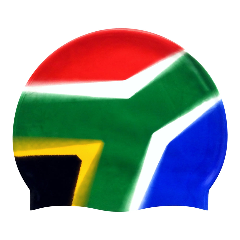 SA Full Cap Flag Spurt Silicone Swim Cap