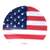 American Flag Spurt Silicone Swim Cap