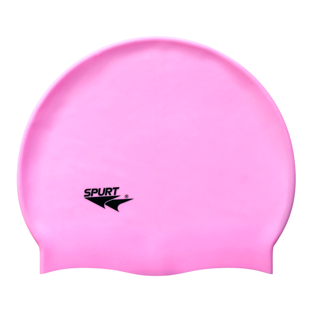 Spurt Flexi Plain F239 Light Pink Silicone Swim Cap