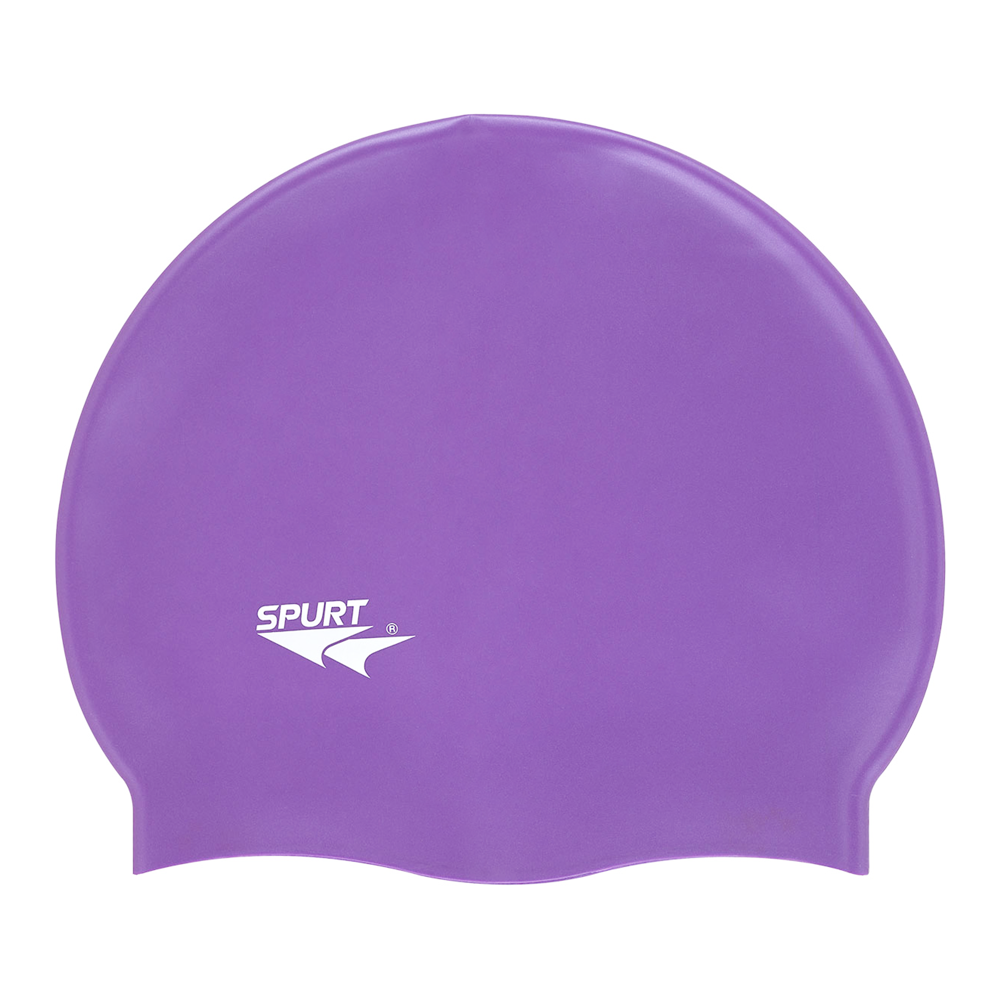 Spurt Flexi Plain SB18 Violet Silicone Swim Cap