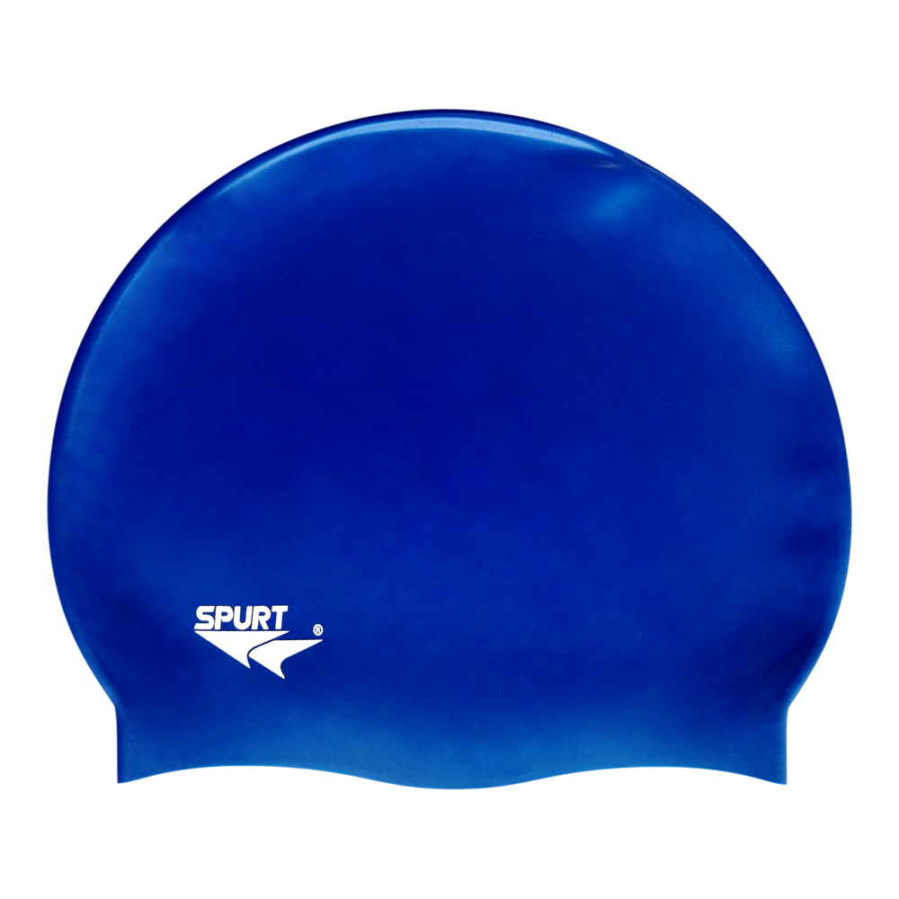 Spurt Flexi Plain SE25 Dark Blue Silicone Swim Cap