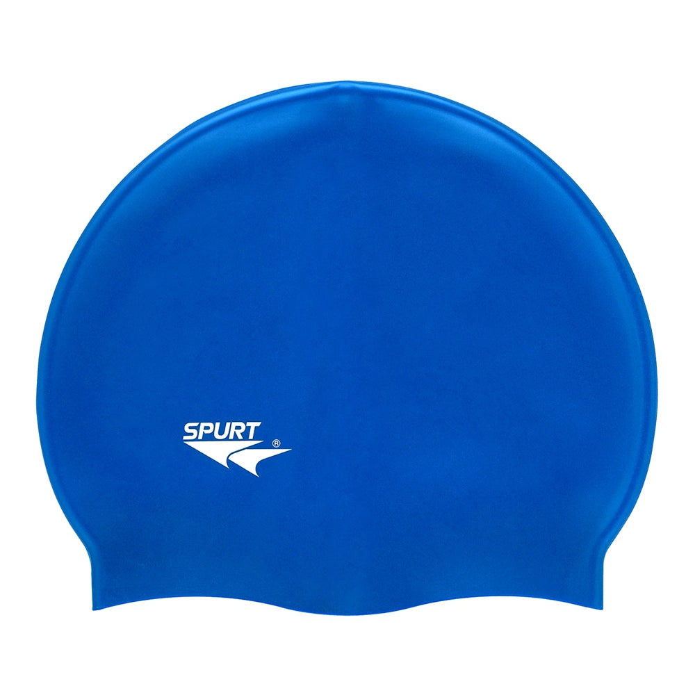 Spurt Flexi Plain SH71 Ocean Blue Silicone Swim Cap
