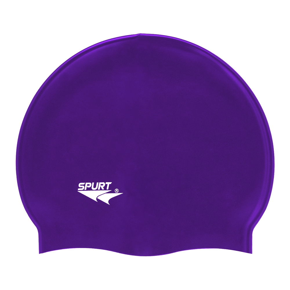 Spurt Flexi Plain SH73 Royal Purple Silicone Swim Cap