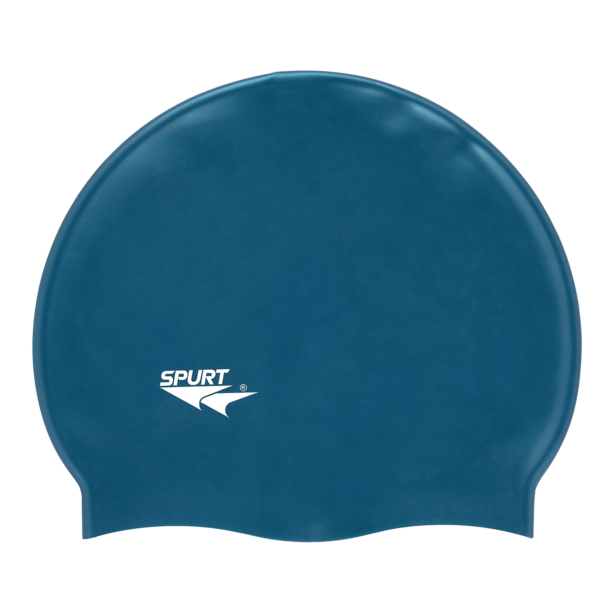 Spurt Flexi Plain SH82 Teal Silicone Swim Cap