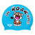 I'm ROAR-some! Lion Cub on F230 Light Sky Blue Spurt Silicone Swim Cap