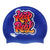 Keep It Real on SD16 Metallic Navy Spurt Silicone Swim Cap