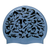 Repeated Sharks on SD17 Gun Metal Blue Spurt Silicone Swim Cap