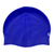 Hurricane Embossed Design F234 Royal Blue Spurt Silicone Swim Cap