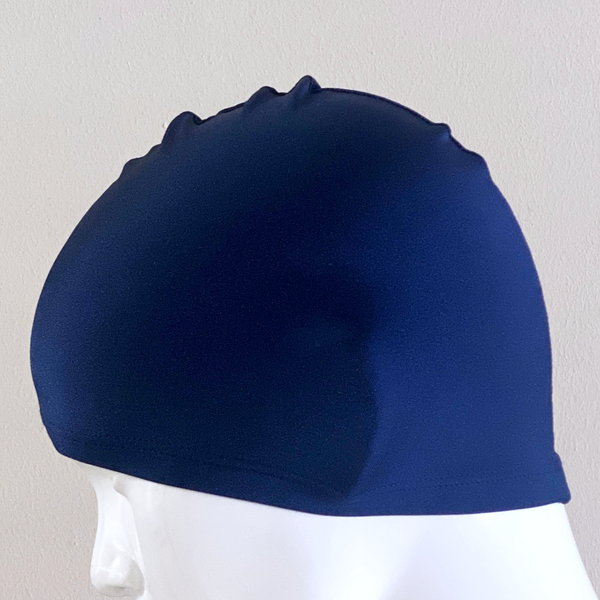 Lycra Swim Cap Size Large in Navy Spurt Online