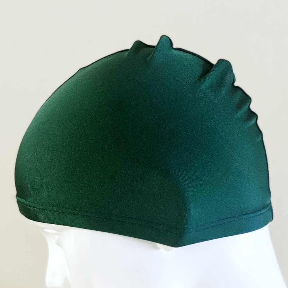 Lycra Swim Cap Size Small in Bottle Green